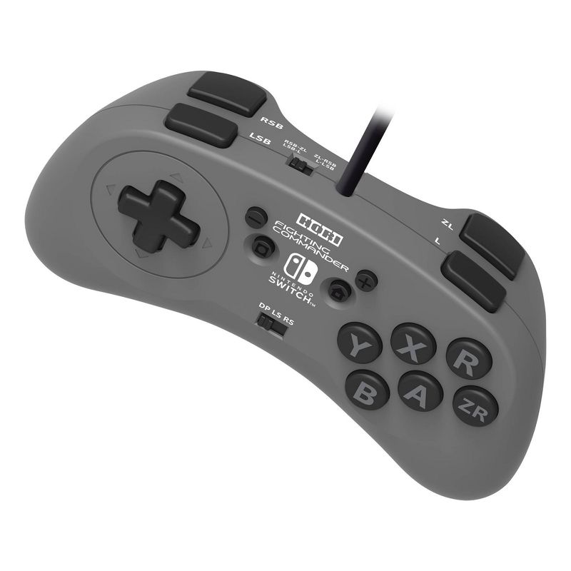 Hori Fighting Commander Wired Controller for Nintendo Switch - Gray, 4 of 8