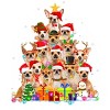 Men's Design By Humans Christmas Pajama Chihuahua Tree By MINHMINH Tank Top - 2 of 3