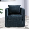 TiramisuBest Light Grey Performance Fabric Swivel Barrel Chair - 2 of 4