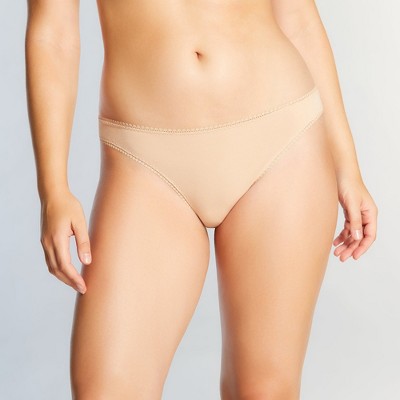 Ongossamer Women's Cabana Cotton Hip G Thong In Beige, Size Medium/large :  Target