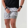 Burlebo Men's Athletic Workout 5.5" Inseam Shorts With Built-in Liner - 2 of 3