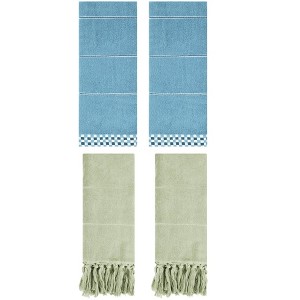 REGALWOVEN 4 Pcs Bathroom Hand Towel 14" x 30" - 1 of 4