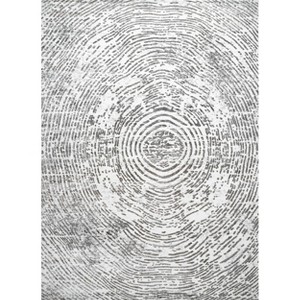 Nuloom Lorraine Abstract 5x8 Indoor Area Rug for Living Room Bedroom Dining Room Kitchen, Grey/Ivory - 1 of 4