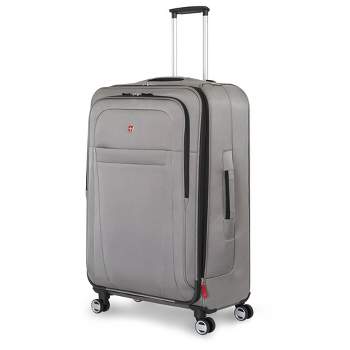 Swissgear Zurich Softside Carry On Spinner Suitcase - Pewter : Target