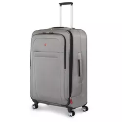SWISSGEAR Zurich Softside Large Checked Suitcase - Pewter