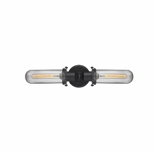 Innovations Lighting Austere 2 - Light Vanity in  Matte Black - 1 of 1