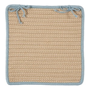 Colonial Mills Boat House - Light Blue Chair Pad, Set of 4 - 1 of 1