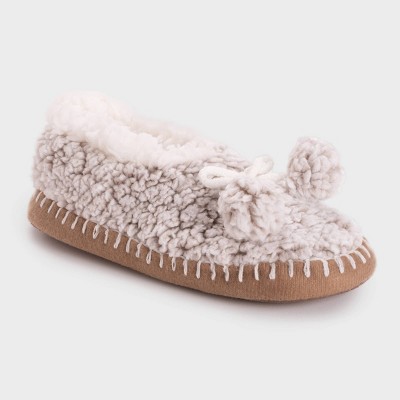 muk luks ballerina slippers