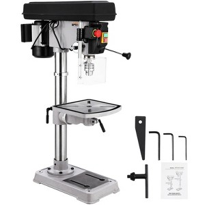 15 in Benchtop Drill Press with Swing-away Safety Guard, 7.5 Amp 120V Pure Copper Motor, 288-3084 RPM Variable Speed, 0-45° Tilting Worktable - 1 of 4