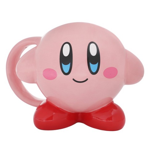 Kirby Face Glass Mug