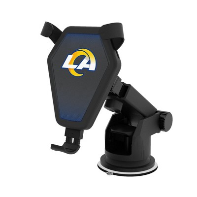 Keyscaper Los Angeles Rams Linen 10-Watt Wireless Car Charger