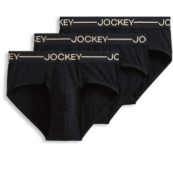 Jockey Women's Organic Cotton Stretch Logo Hipster - 3 Pack M Black : Target