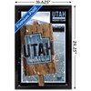 Trends International NHL Utah Hockey Club - Logo 24 Framed Wall Poster Prints - 3 of 4