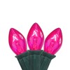 Northlight C7 Christmas String Lights - Pink - 24' Green Wire - 25ct - 2 of 3