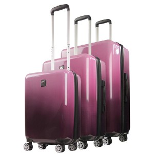 Ful Impulse Ombre Hardside Spinner Luggage, 3pc set - 1 of 4