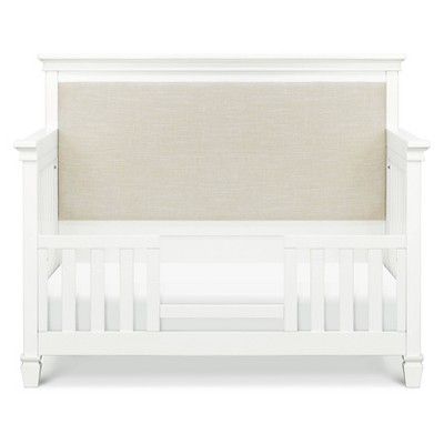 Darlington Warm White 4-in-1 Convertible Upholstered Crib