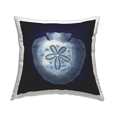 Stupell Industries Distressed Navy and White Sand Dollar