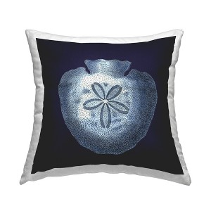 Stupell Industries Distressed Navy and White Sand Dollar - 1 of 3