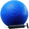 KUYOTQ 8.5 Inch Playground Ball with Air Pump, Pack of 1 Ball with 1 Pump, Official Size for Dodge Ball, Handball, Camps and Schools£¨Blue£© - 3 of 4