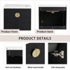 SEVOBAL Bathroom Storage Cabinets, Vanity, 24 Inch Bathroom Vanity with Sink, Wall Mounted Bathroom Sink Cabinet with Metal Handle, Small Bathroom - 4 of 4