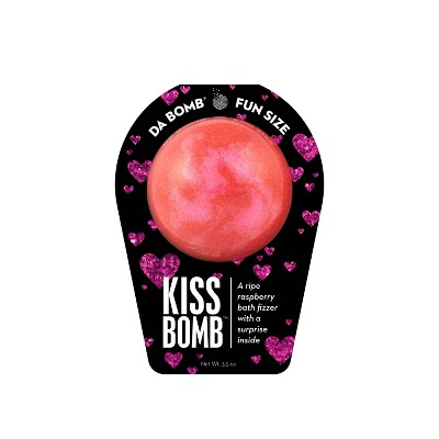 Da Bomb Bath Fizzers Kiss Bath Bomb - 3.5oz
