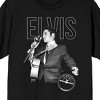 Sun Records Elvis Presley King of Rock and Roll Men's Black Short Sleeve Tee - 2 of 3