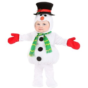 HalloweenCostumes.com Snowbaby Infant Bubble Costume - 1 of 3