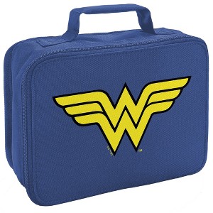 Wonder Woman Classic Logo Insulated Soft Sided Lunch Box - 1 of 4