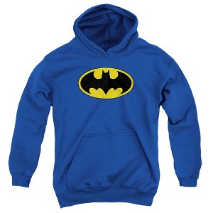 Boys’ Batman Classic Bat Logo Hooded Sweatshirt - 1 of 4
