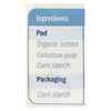 Natracare Organic Cotton Maxi Pads Night Time - 10 ct - 3 of 3