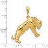 Black Bow Jewelry 14k Yellow Gold Polished Tiger Pendant - 4 of 4