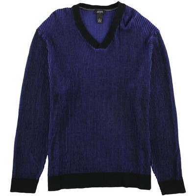 Alfani Mens Multi-Stitch Knit Pullover Sweater
