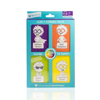 Open The Joy 4-1 Emotional Intelligence Building Cards Set