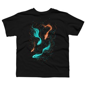 Boy's Design By Humans Neon Float By StevenToang T-Shirt - 1 of 4