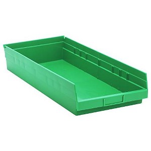 Quantum Storage Systems Economy Shelf Bin, 23-5/8"W X 11-1/8"D X 4"H - 1 of 2