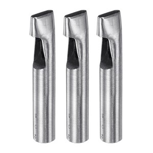 Unique Bargains Hardened Steel DIY Belt Watch Band Oval Hollow Leather Hole Punch - 1 of 4