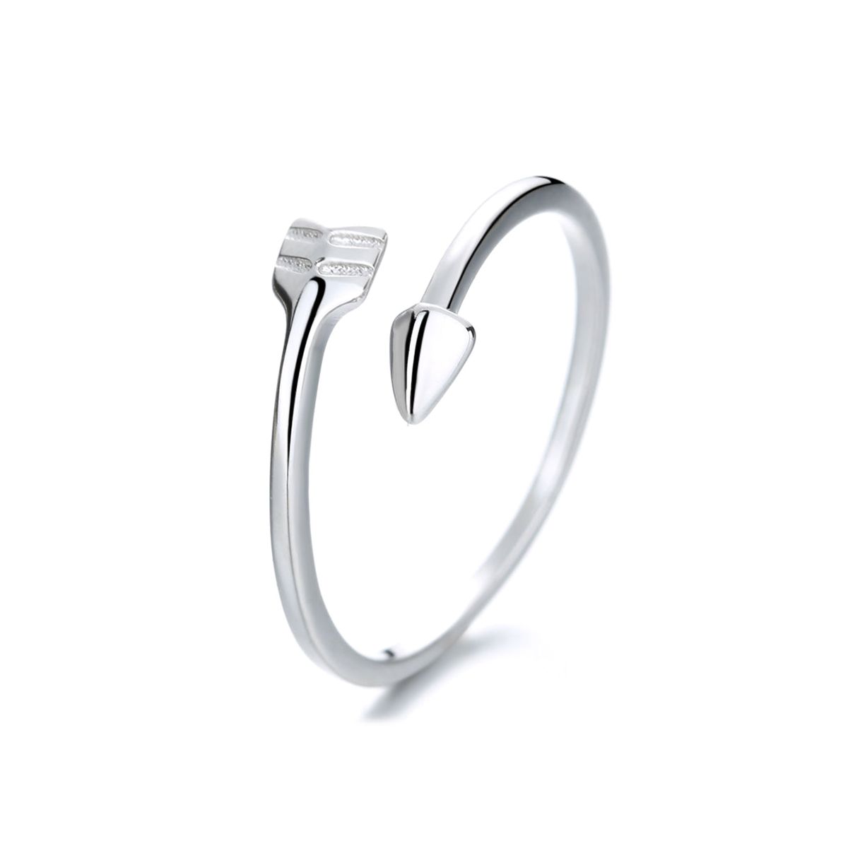 Sterling Silver Bypass Arrow Ring