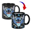 Disney Stitch Breaking Barrier 16 Oz Heat-Reactive Black Ceramic Mug - 4 of 4