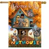 Briarwood Lane Fall House Flag 40x28 For Outdoor Fall Welcome To the Nut House For Fall House Flag - 2 of 4