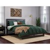 Queen Oxford Bed with Footboard Espresso - AFI: Solid Hardwood, No Box Spring Required - 2 of 4