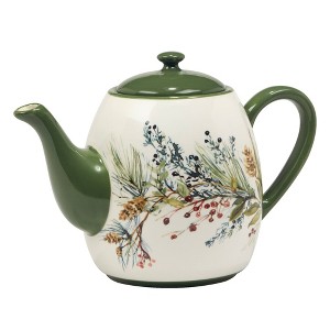 Certified International 36 fl oz Winters Forest Teapot - 1 of 4