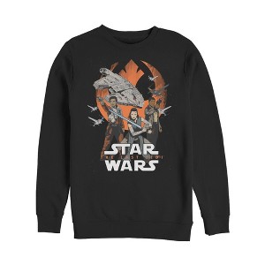 Men's Star Wars The Last Jedi Rebel Trio Sweatshirt - 1 of 3