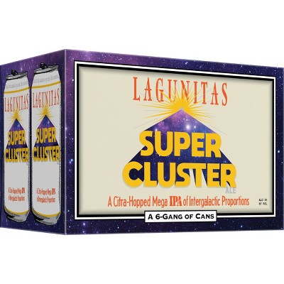 Lagunitas Super Cluster Imperial IPA Beer - 6pk/12 fl oz Cans