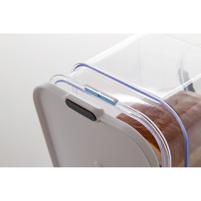 Clear Expandable Bread Storage Container with Air Vent