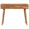 vidaXL Desk Honey Solid Acacia wood 39.4 x 20.1 x 29.9 in Desk - 2 of 2