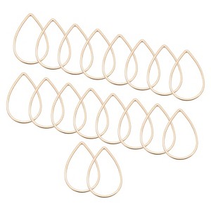 Unique Bargains Copper Versatile Durable Creative Earring Beading Hoop 30 Pcs - 1 of 4