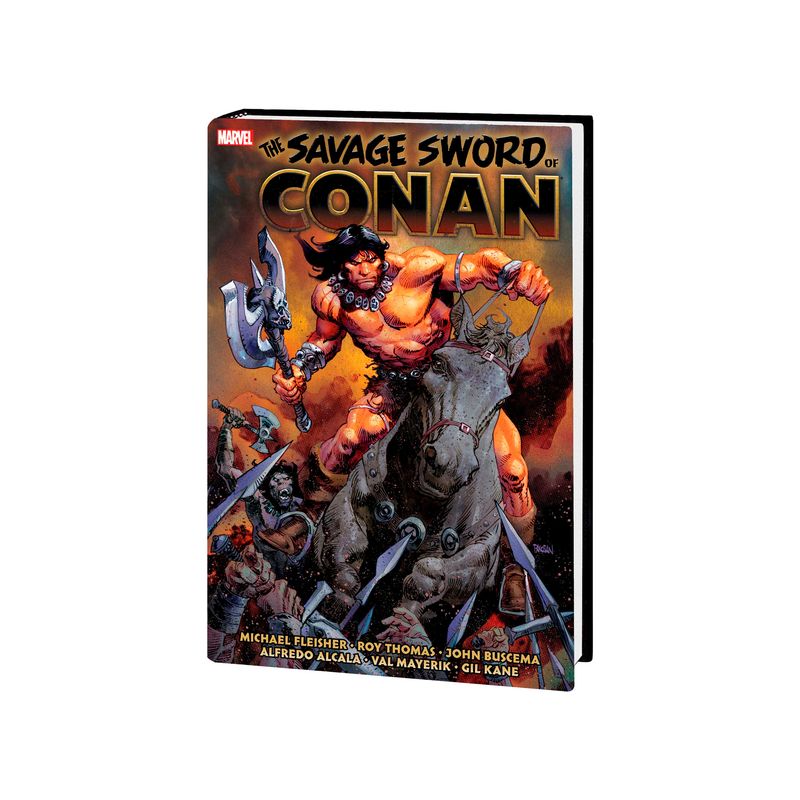 Savage Sword of Conan: The Original Marvel Years Omnibus Vol. 6 - by  Michael Fleisher & Marvel Various (Hardcover), 1 of 2