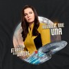 Women's Star Trek Strange New Worlds Number One Una Loose T-Shirt Black - 2 of 4