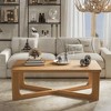 Lirago Wood Coffee Table 50x26 Natural - 3 of 4