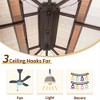DOMETOUR 10'x12' Hardtop Polycarbonate Roof Aluminum Gazebo with Curtains & Net, Wood-Looking, for Garden, Patio, Deck, Backyard - 2 of 4